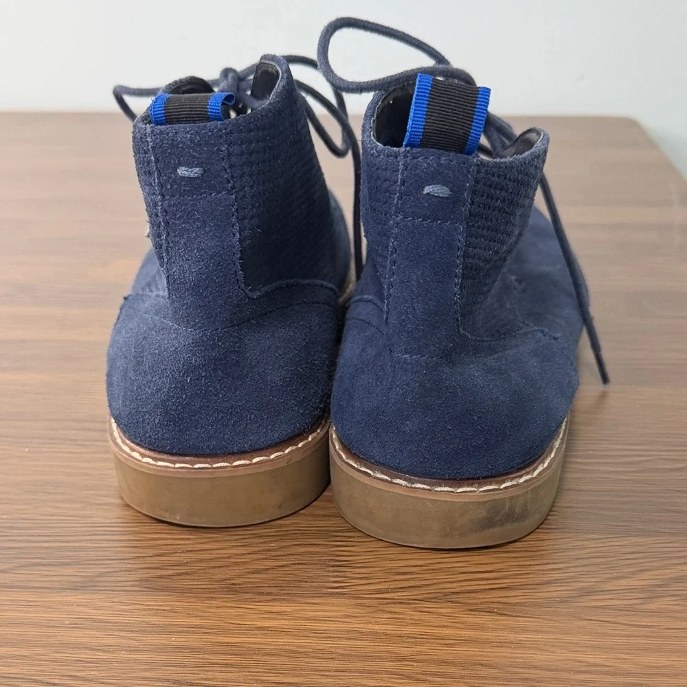 Steve Madden Blue Suede Hardenn‎ Men's Boots Sz 10